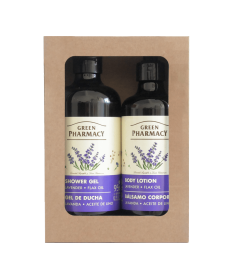 Zestaw prezentowy GREEN LAVENDER & FLAX OIL Green Pharmacy