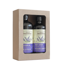 Zestaw prezentowy GREEN LAVENDER & FLAX OIL Green Pharmacy